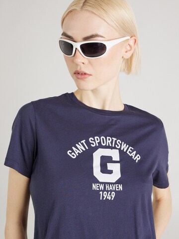 Tricou de la GANT pe albastru