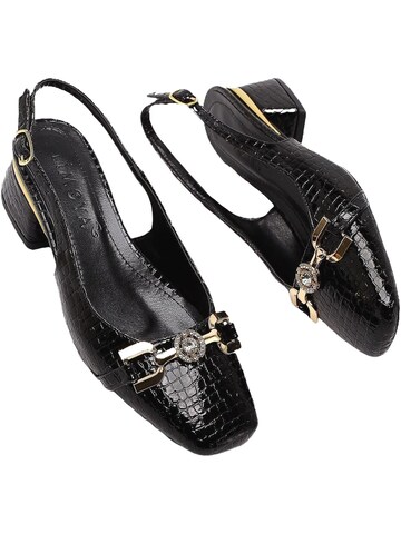 Limoya Slingback pumps in Black: front
