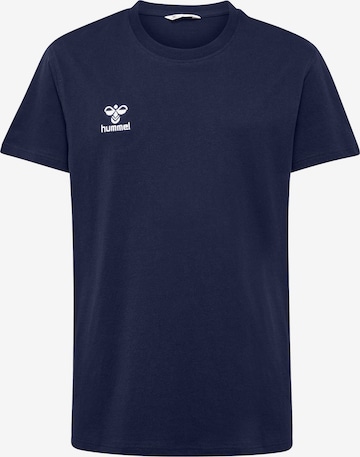 Hummel Shirt 'Go 2.0' in Blauw: voorkant