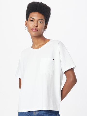 TOMMY HILFIGER T-Shirt in Weiß: predná strana