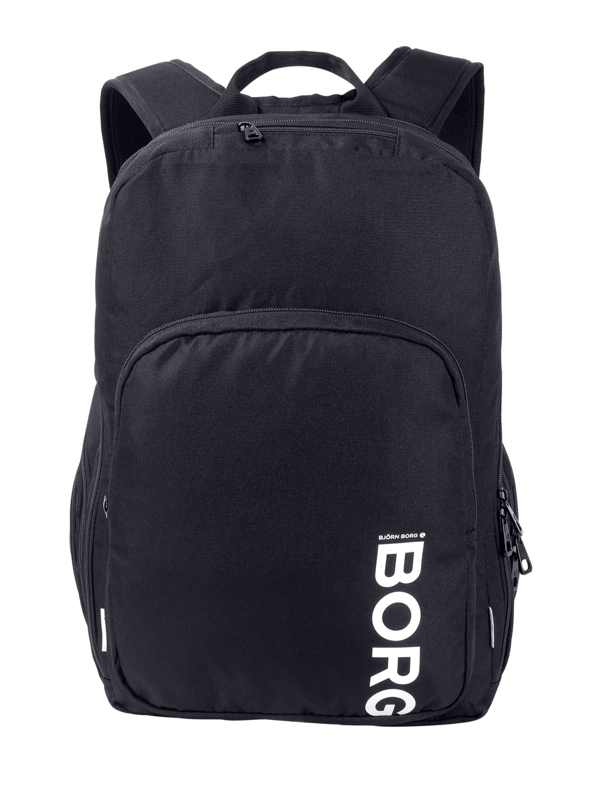 BJÖRN BORG Rygsæk i sort: forside