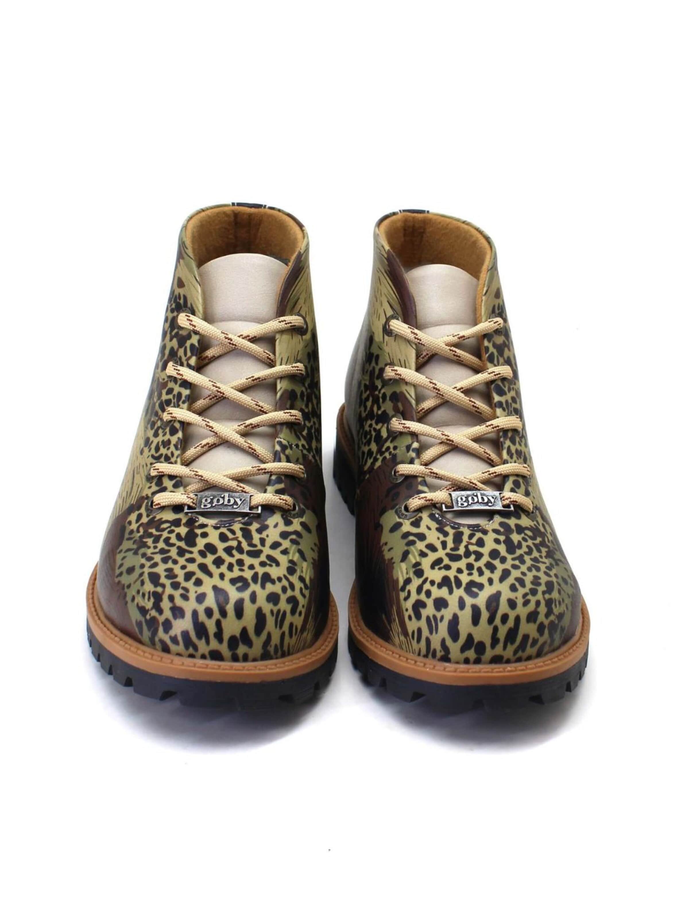Goby Gležnarji 'Women's Green Ankle boots Goby TKS158' | rjava barva