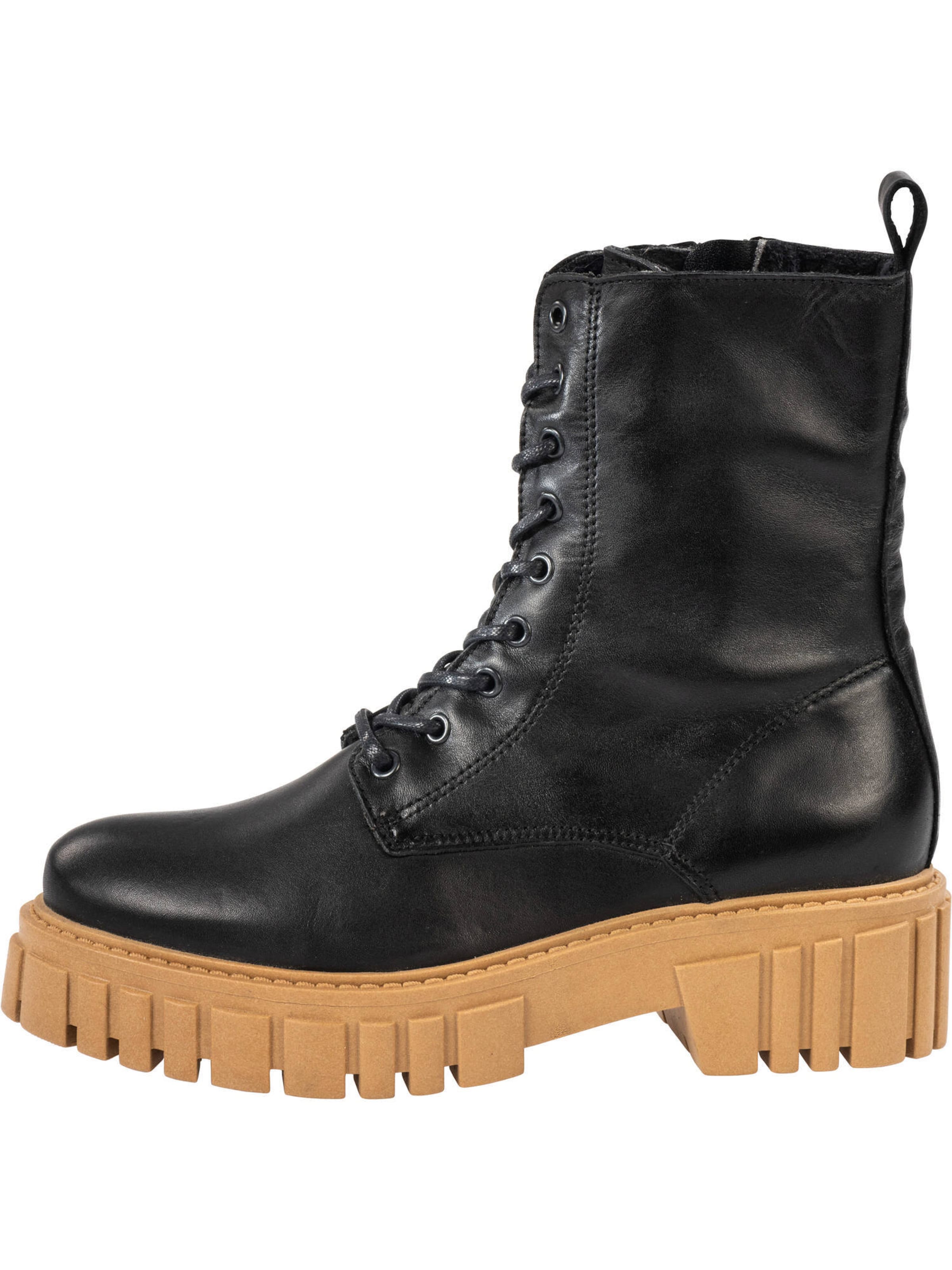 Palado Fűzős rövid szárú csizmák 'Naxos' - fekete