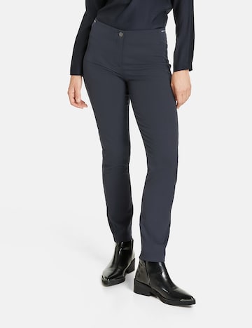GERRY WEBER Skinny Kalhoty – modrá: přední strana