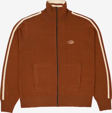 Prohibited Kardigan – hnědá: přední strana