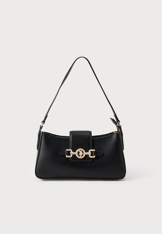 U.S. POLO ASSN. - Bolso de hombro 'ASCOT' en negro: frente