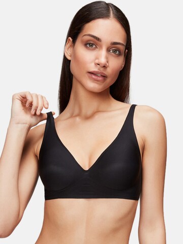 Triangolo Reggiseno di Gisela in nero: frontale