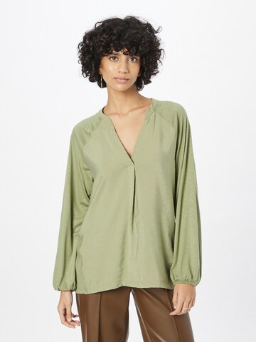 ESPRIT Bluzka w kolorze zielony: przód