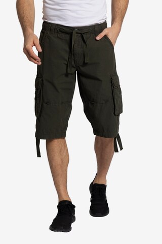 JP1880 Regular Cargo Pants in Green: front