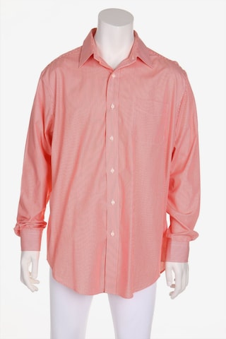 Lauren Ralph Lauren Button Up Shirt in XXL in Orange: front