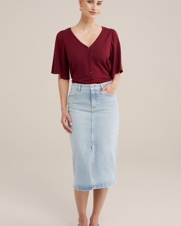 Cardigan WE Fashion en rouge