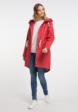 Manteau fonctionnel Schmuddelwedda en rouge