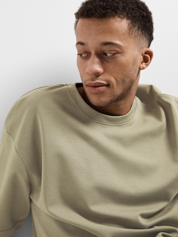 SELECTED HOMME T-Shirt 'OSCAR' in Grau