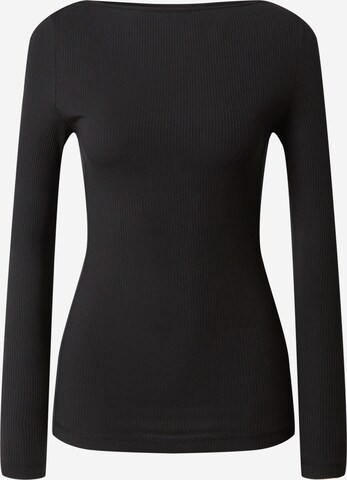Calvin KleinMajica - crna boja: prednji dio