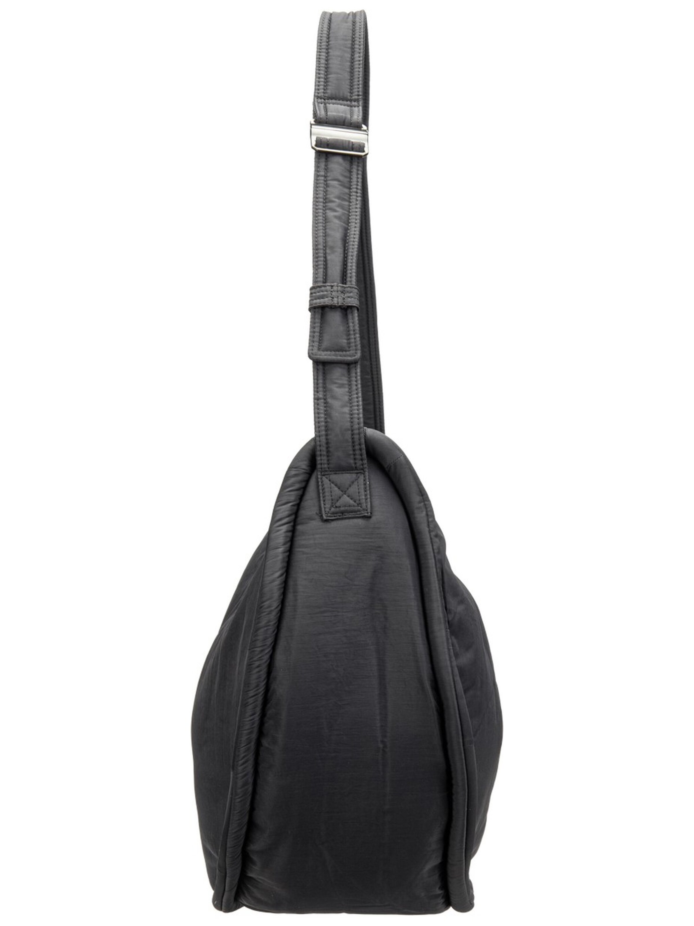 SANDQVIST Shoulder Bag 'Curve Half Moon' in Black