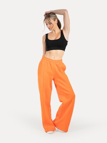 Loosefit Pantalon 'Siara' Smilodox en orange