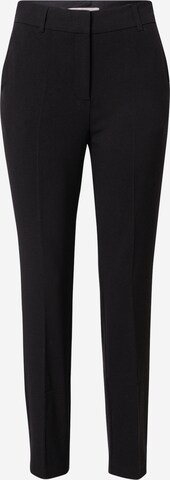 Soft Rebels Regular Pleated Pants 'Vilja' in Black: front