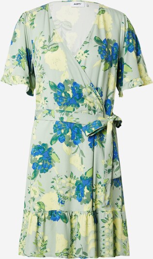 Moves Kleid in blau / pastellgelb / grün / mint, Produktansicht