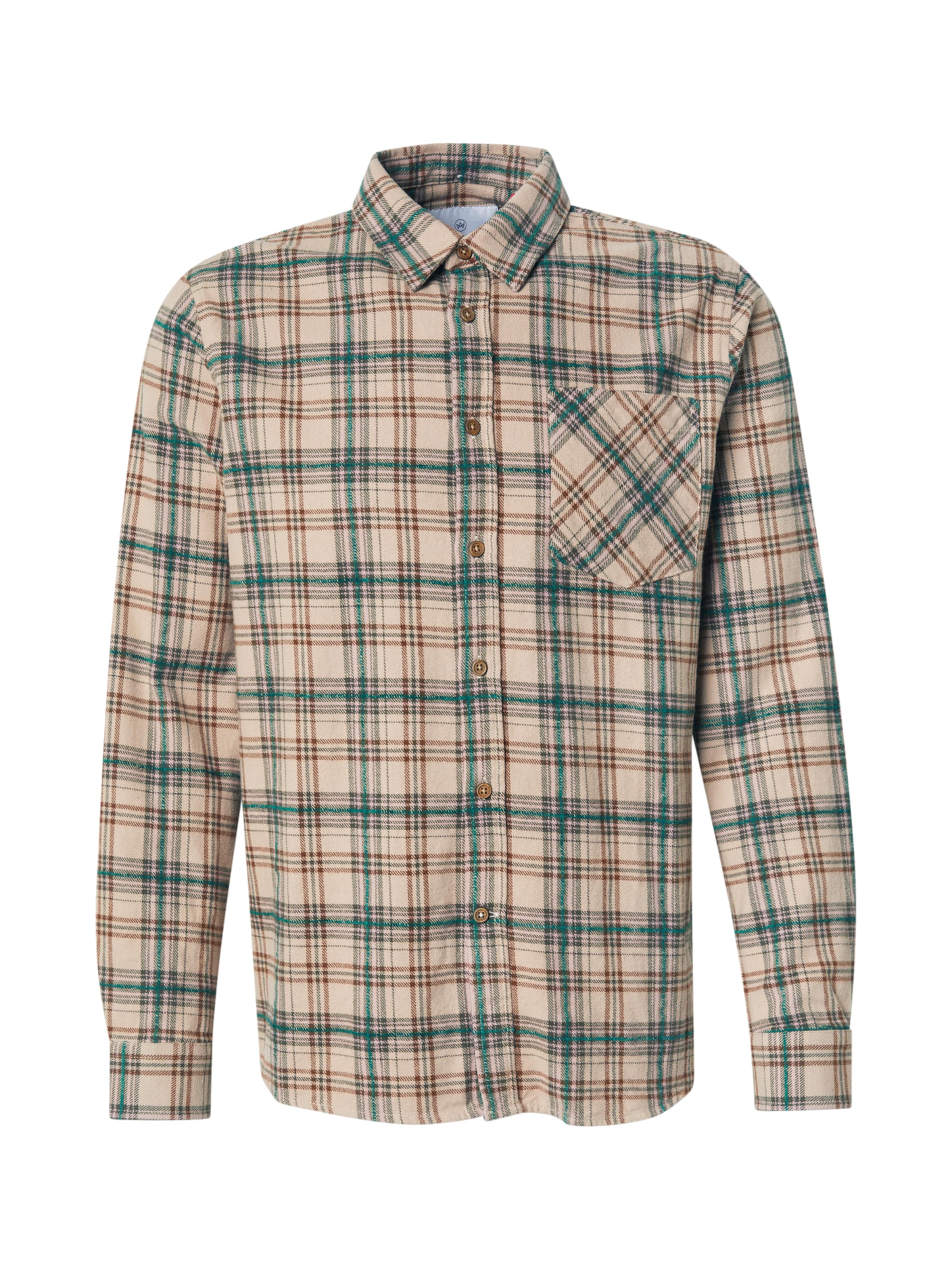 Kronstadt Regular Fit Skjorte 'Gavel' i beige: forside