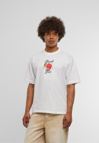 MARKET T-Shirt 'Thank You Nice Day' in Weiß