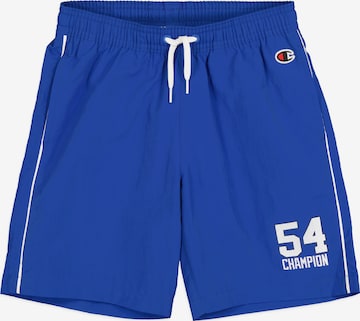Champion Authentic Athletic Apparel Badeshorts in Blau: Vorderseite
