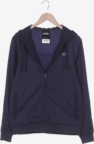 Lacoste Sport Sweatshirt & Zip-Up Hoodie in M in Blue: front