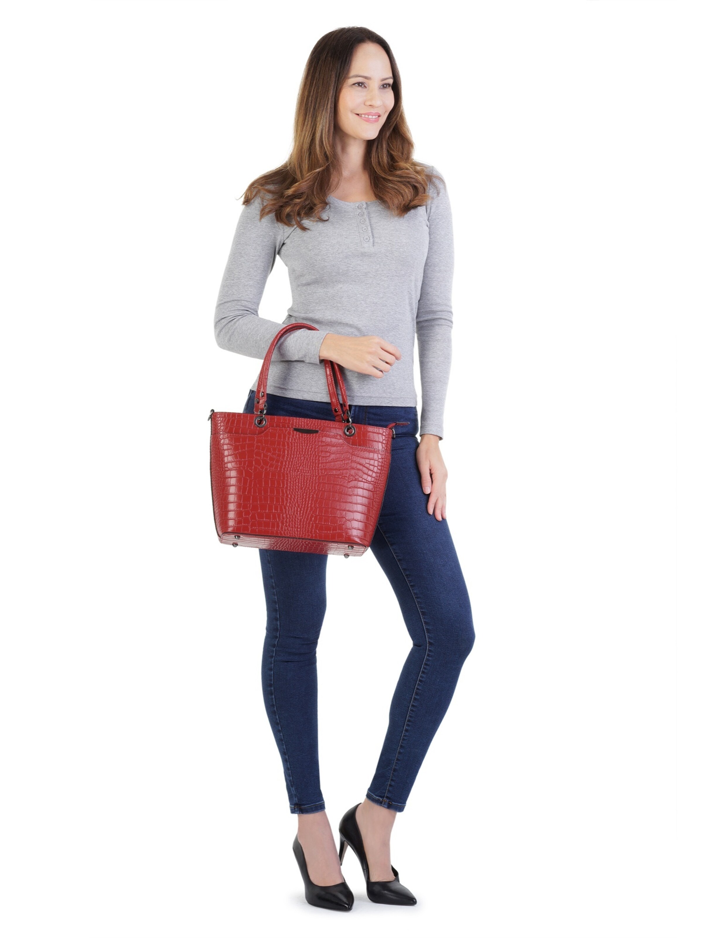 Cluty Handtasche‌‌‌‌‌‌‌‌ in Rot: Vorderseite