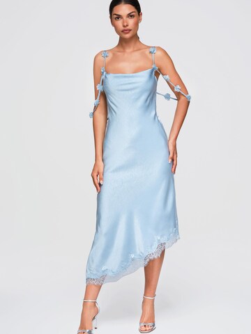 Ombre - Vestido de noche en azul: frente