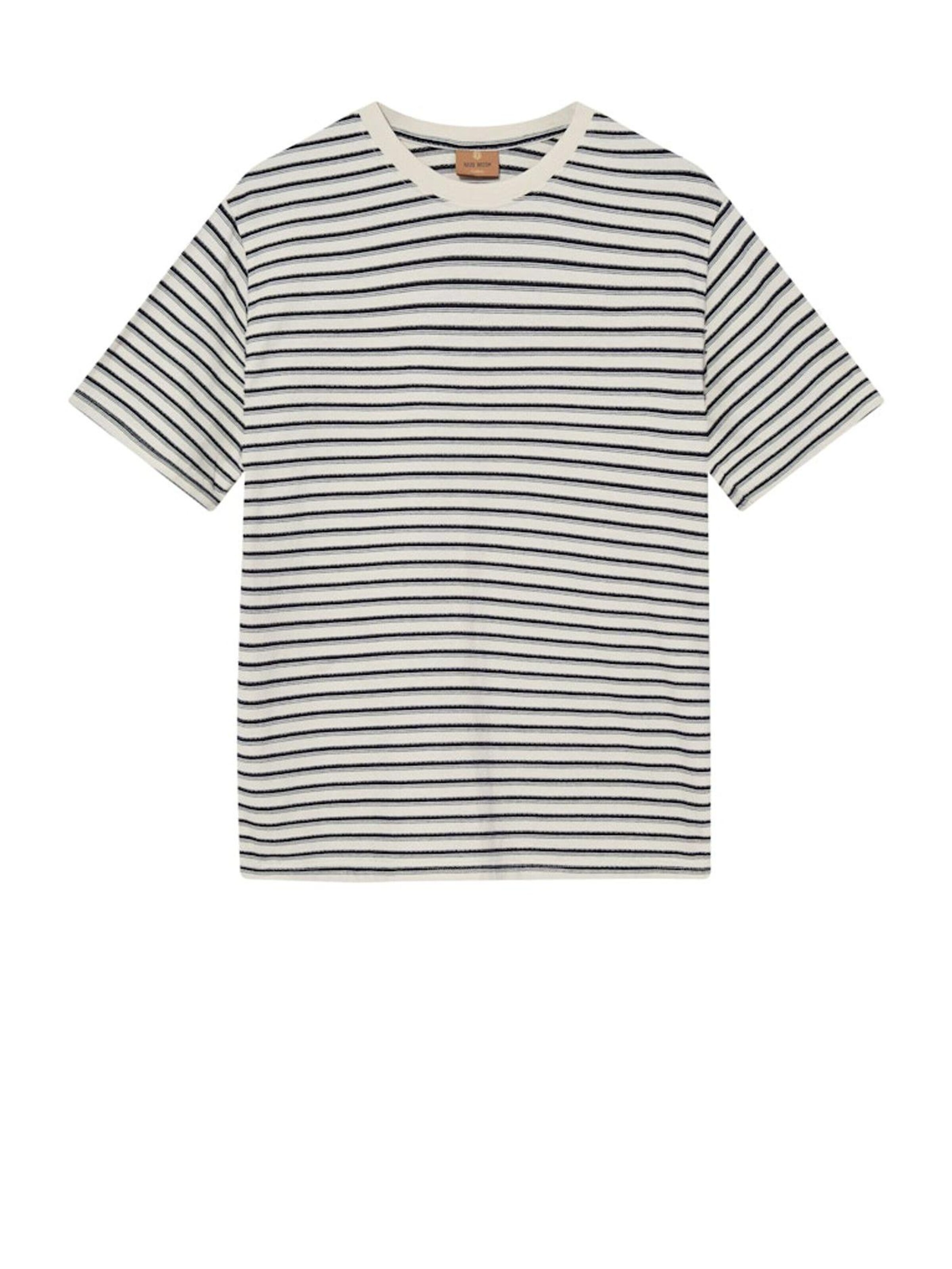 MOS MOSH Shirt 'MMGDani Stripe O-SS Tee' in Black: front