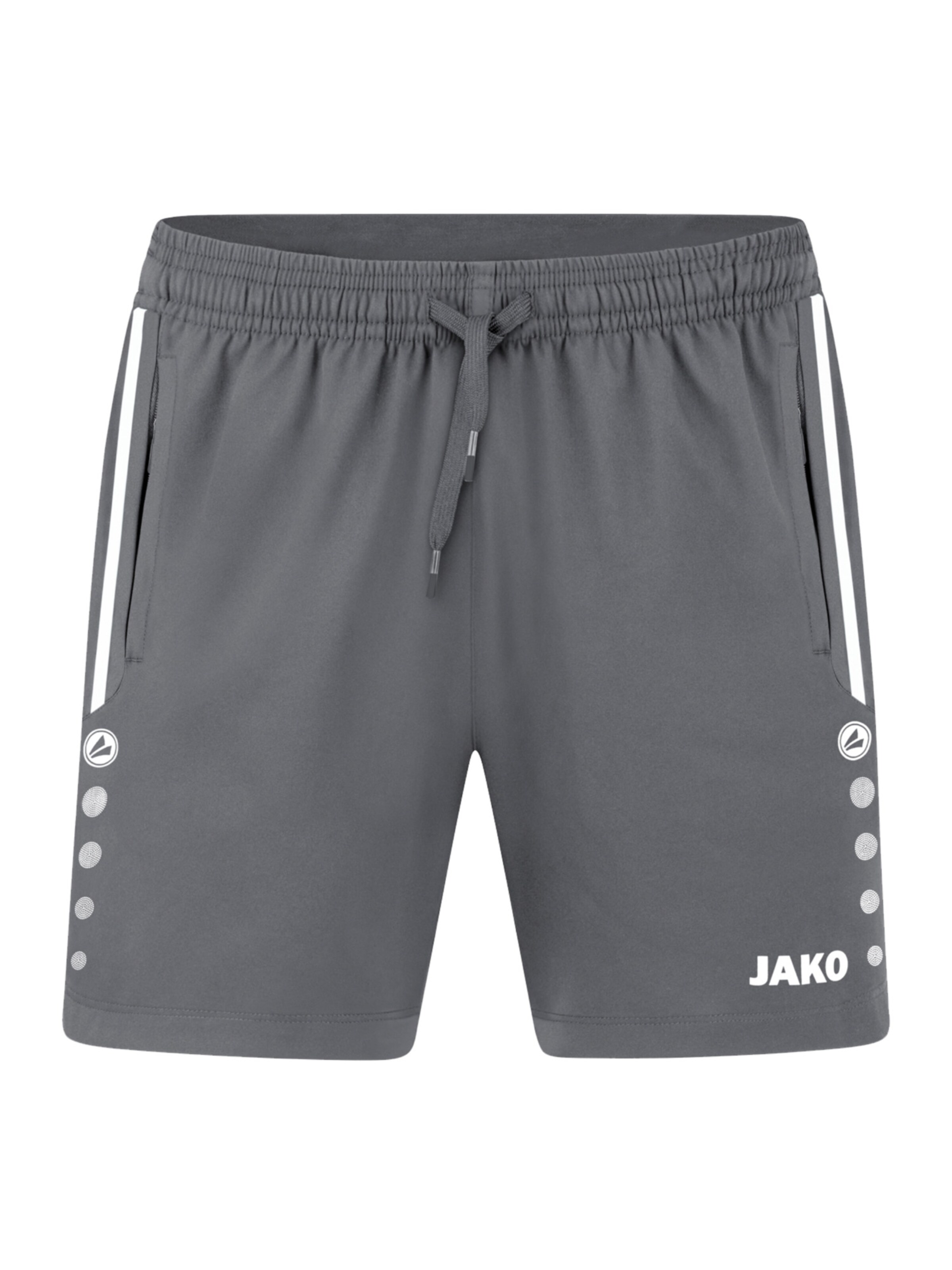 JAKO Workout Pants in Grey: front