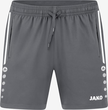 JAKO Regular Workout Pants in Grey: front