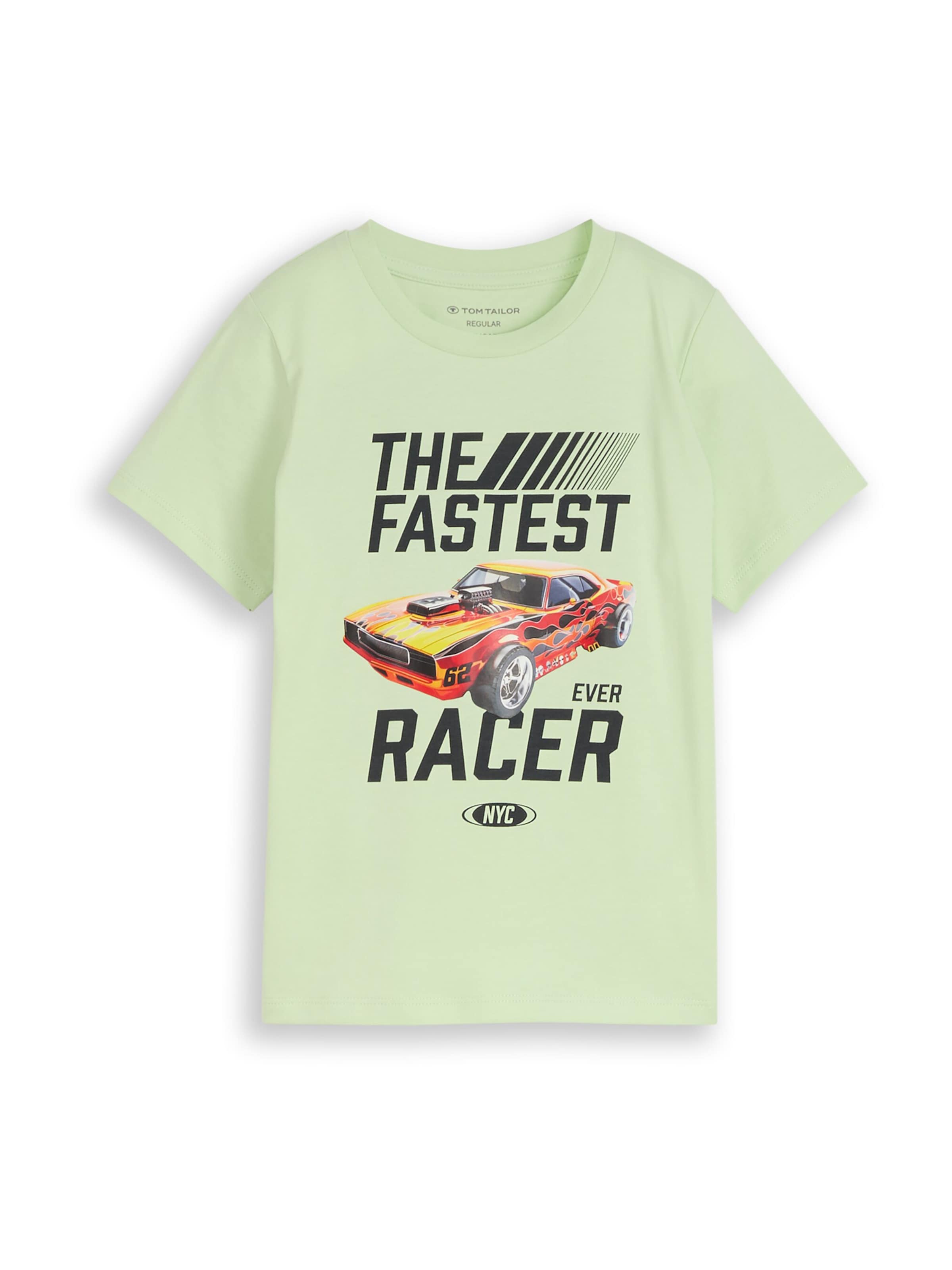 TOM TAILOR - Camiseta en verde: frente