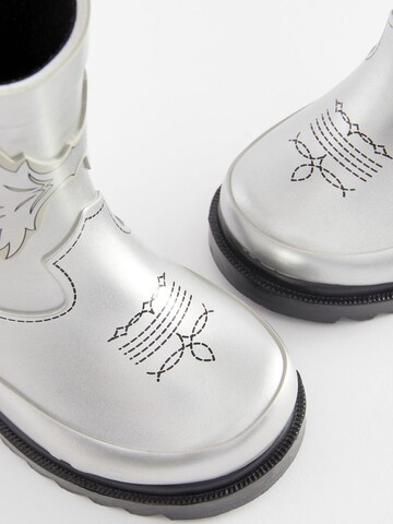 Next Gummistiefel in Silber