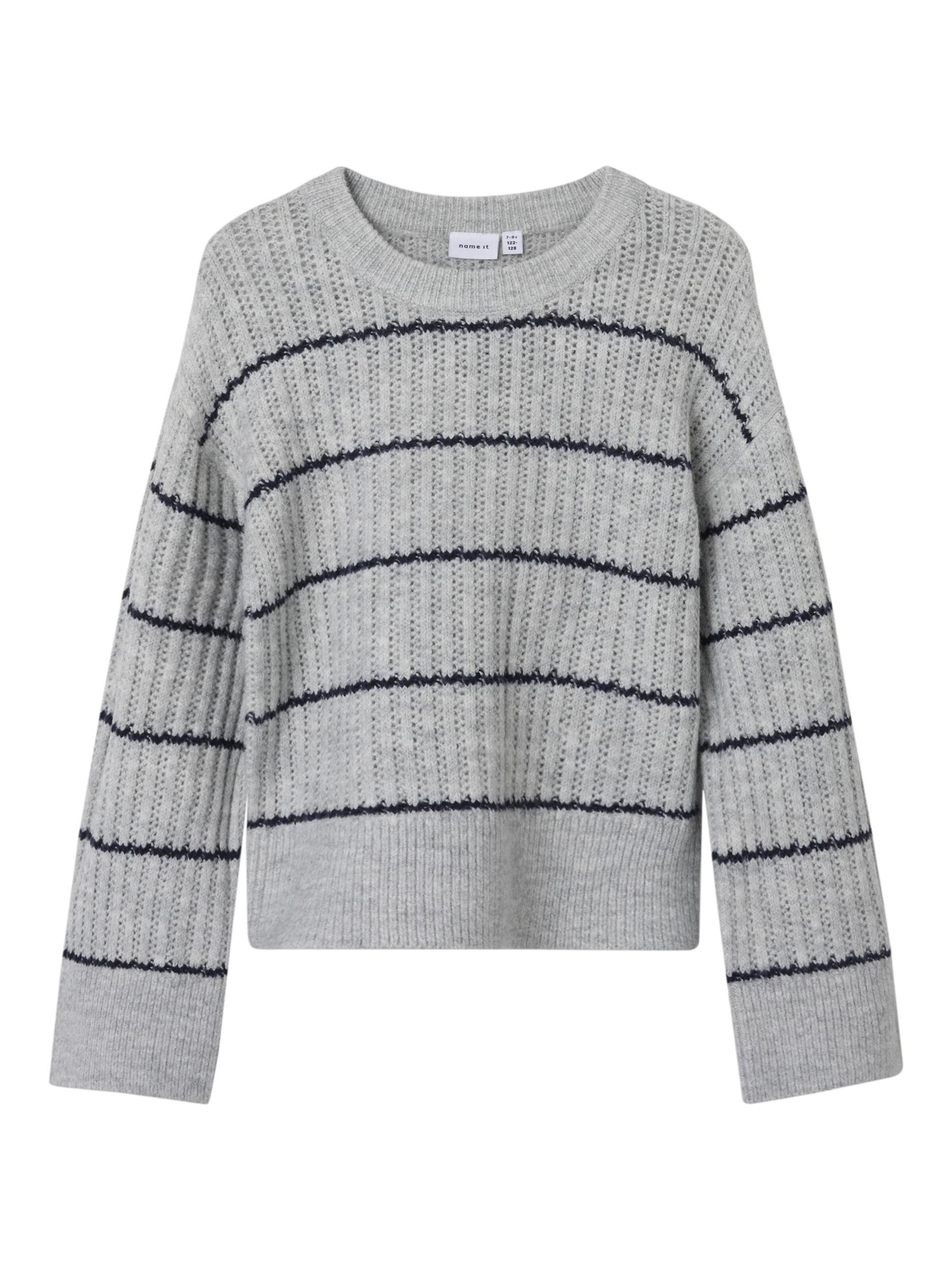 NAME IT Sweater 'Titina' in Grey: front