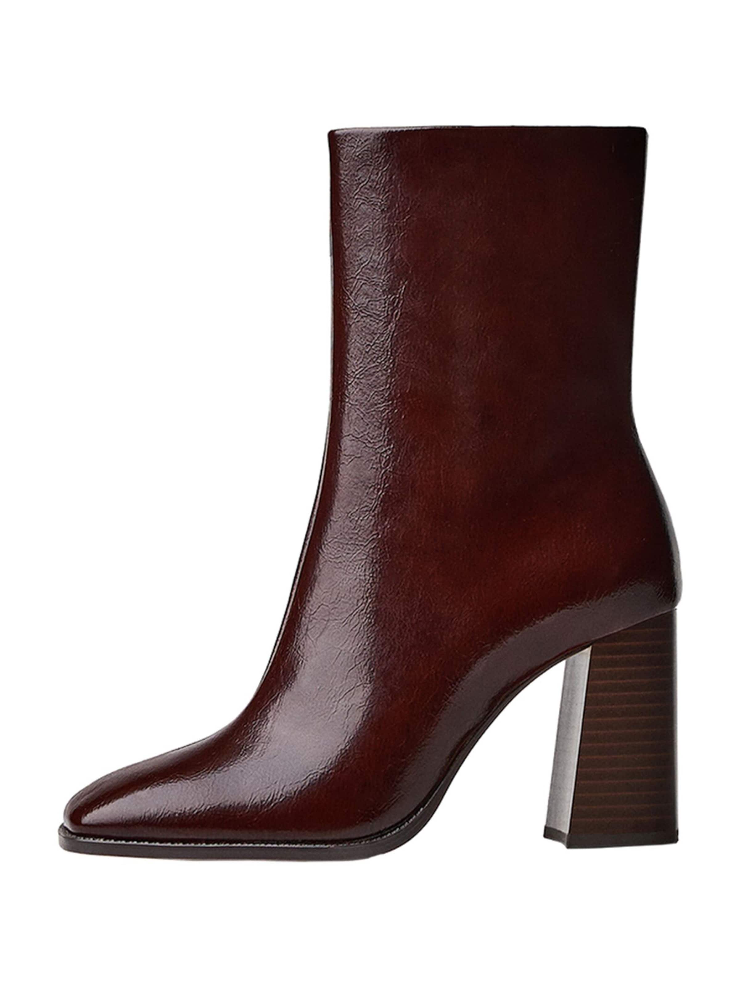 Bershka Bootie in Red