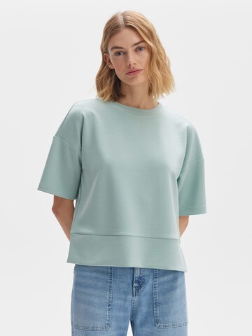 OPUS Sweatshirt 'Gasopi' in Groen: voorkant