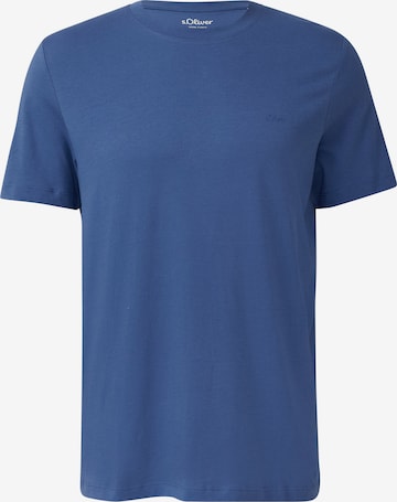 s.Oliver Shirt in Blauw: voorkant