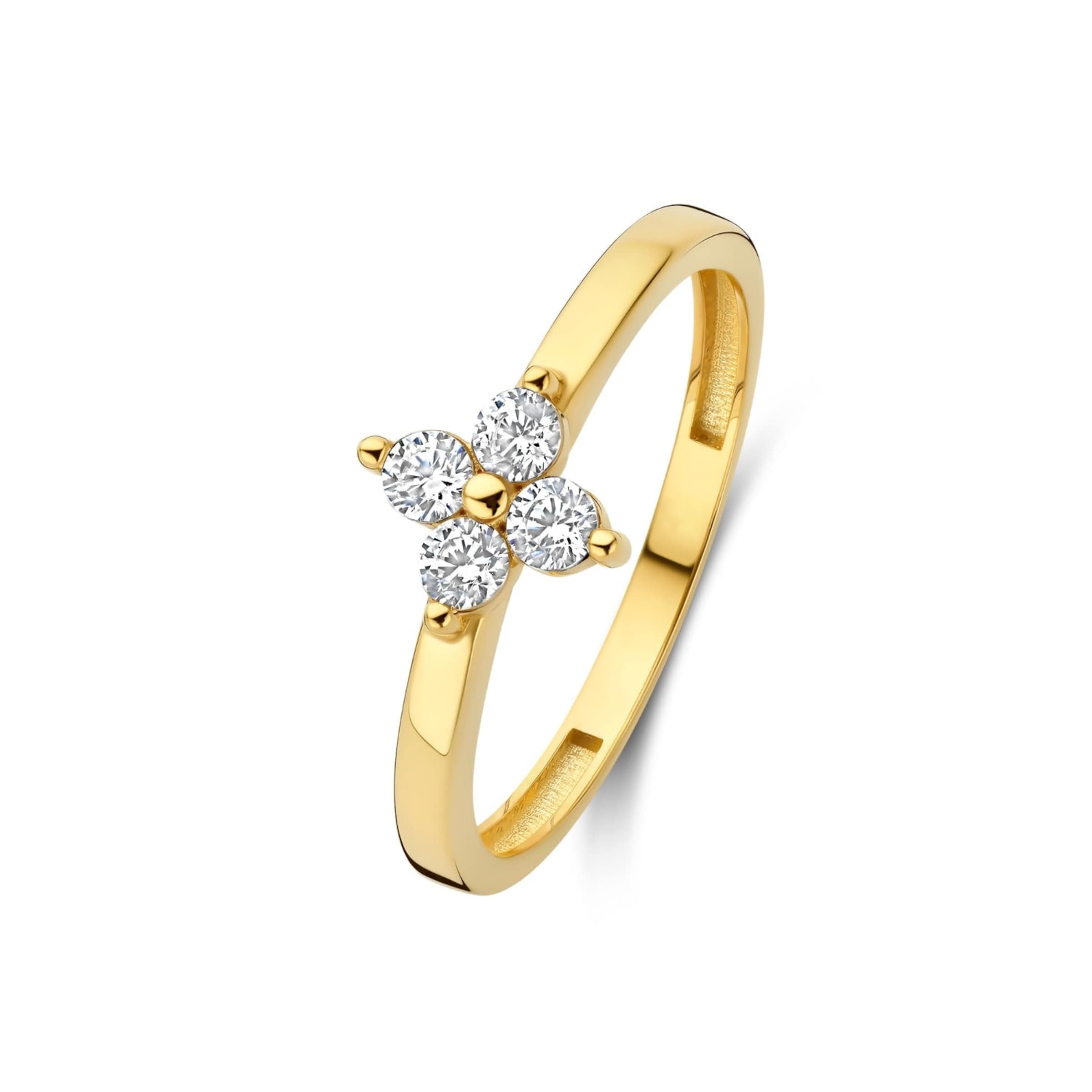 Isabel Bernard Ring in Gold: front