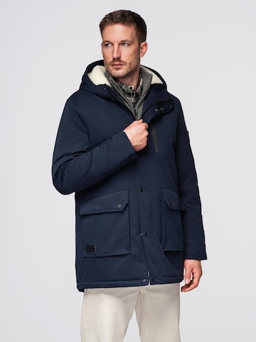 Ombre Parka in Blau