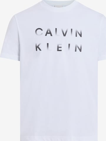 Tricou de la Calvin Klein pe alb: față
