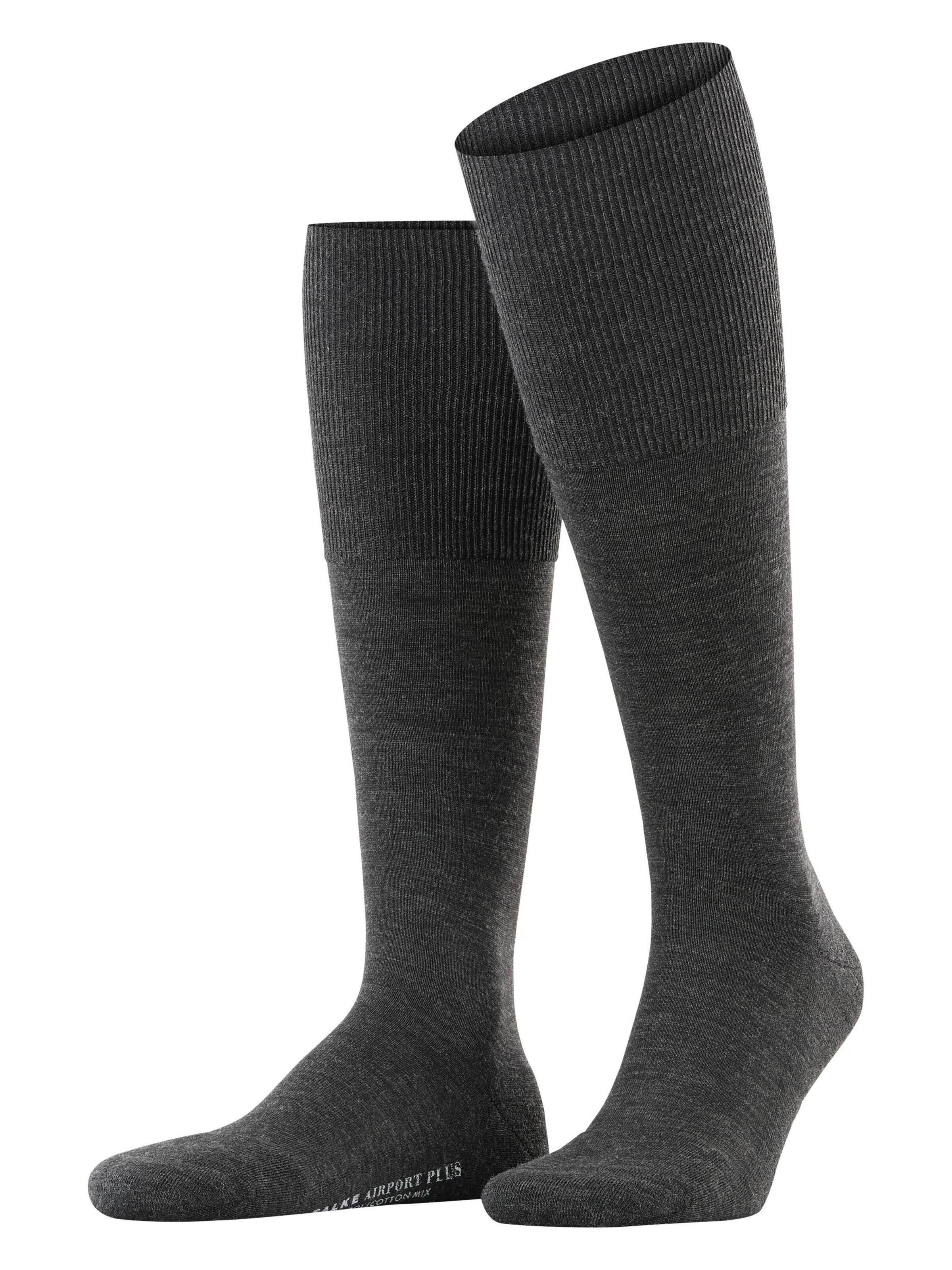 FALKE Knee High Socks 'Airport Plus' in 39-40 in Anthracite, Item view