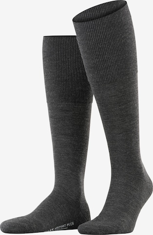 FALKE Knee High Socks 'Airport Plus' in Grey: front