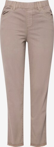 Coupe slim Pantalon LAURASØN en beige : devant