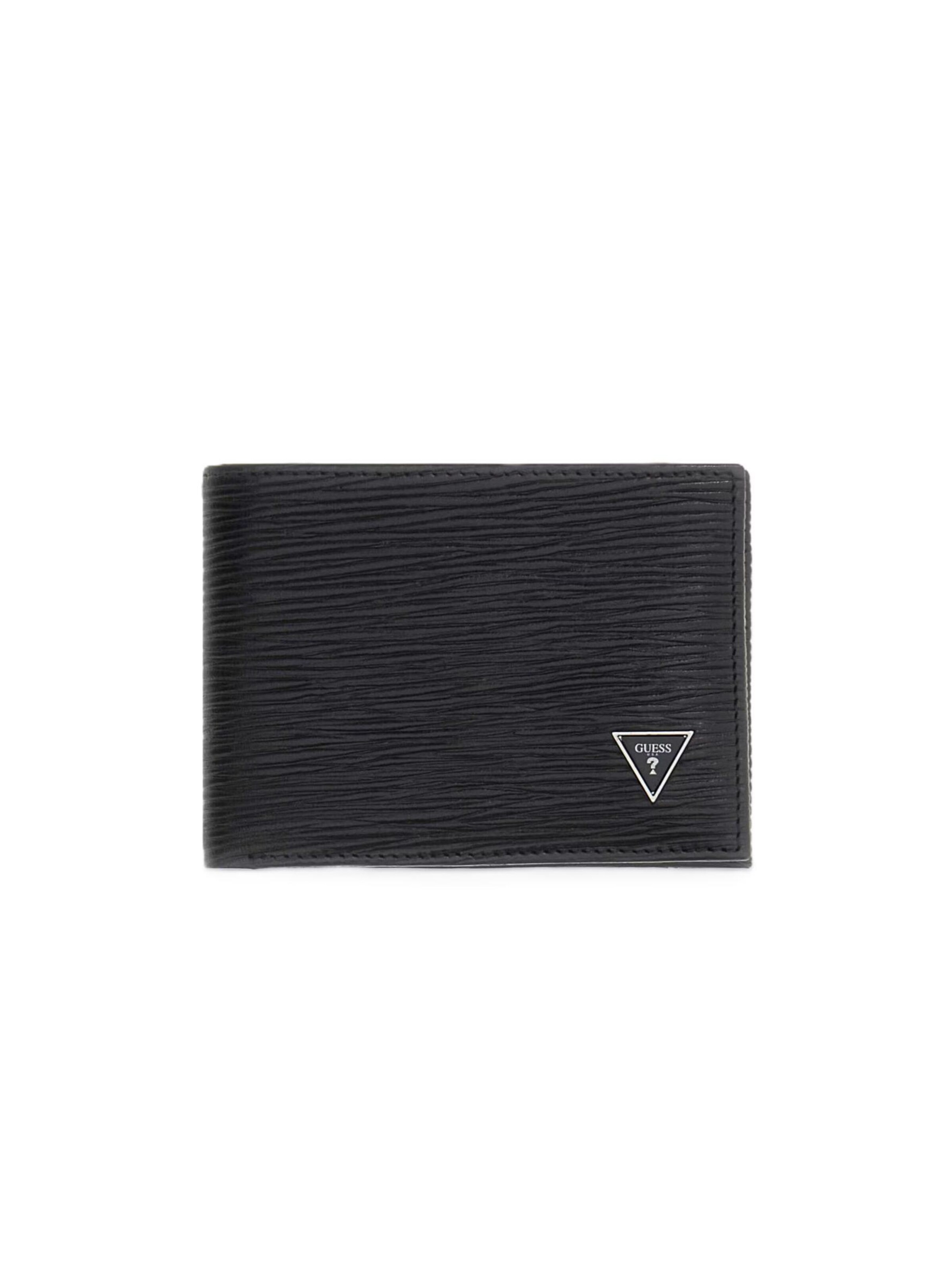 Portamonete 'SMMIPRLEA92' di GUESS in nero: frontale