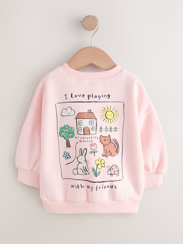 Next Суичър в розово