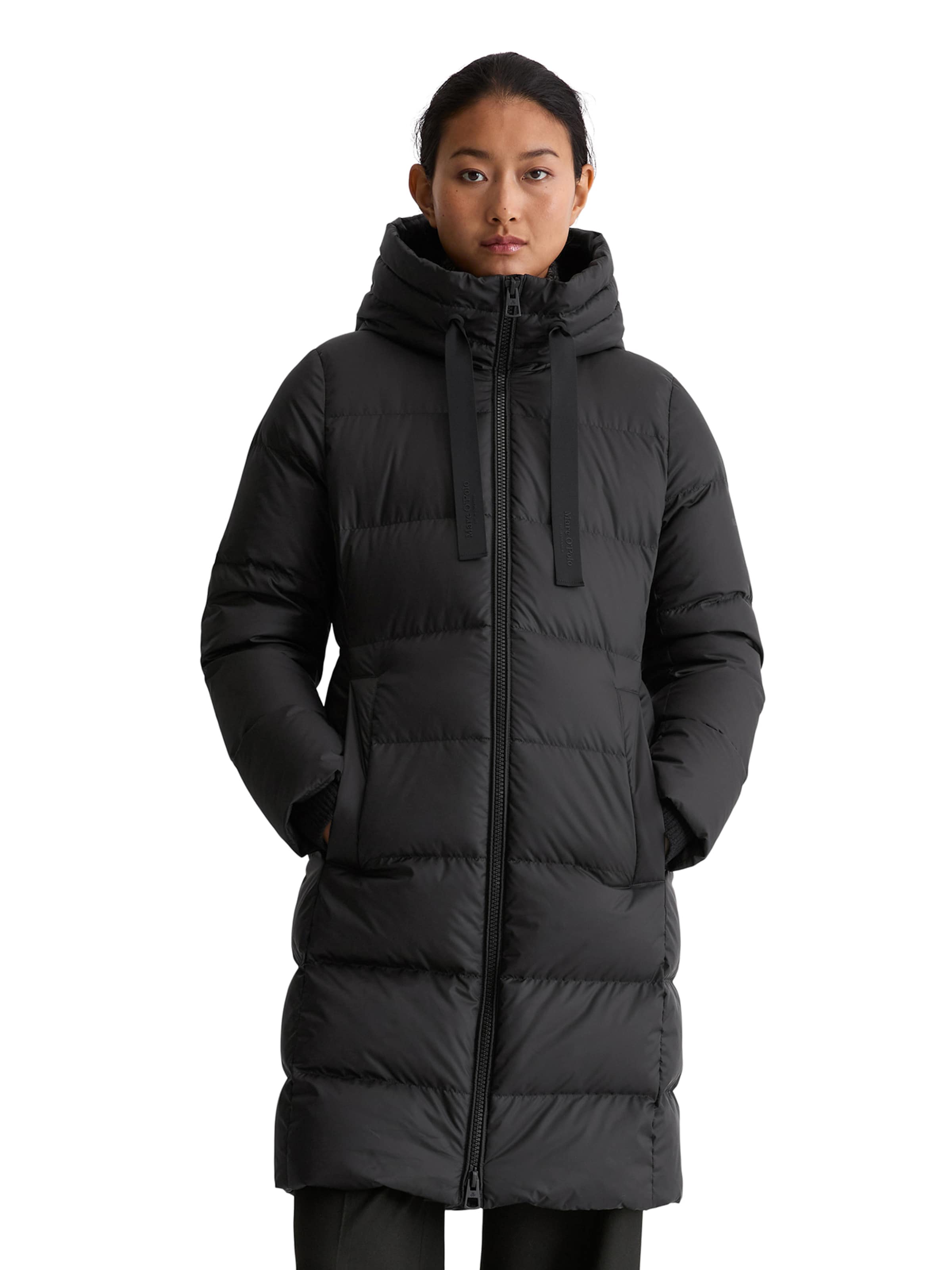 Marc O'Polo Winter Coat in Black: front
