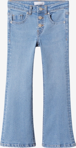 MANGO KIDS Flared Jeans i blå: forside