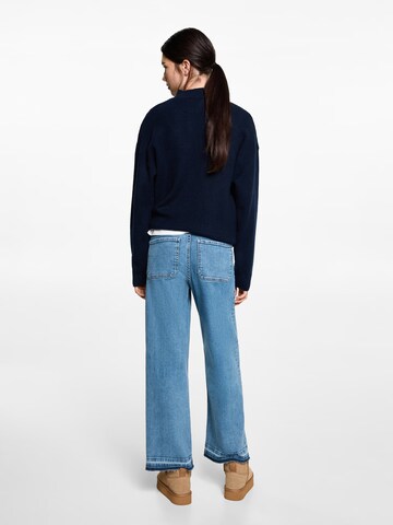 MANGO TEEN Loosefit Farkut 'Utility5' värissä sininen