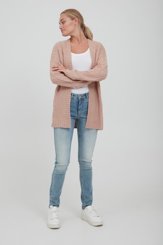 Oxmo Knit Cardigan 'Cle' in Pink