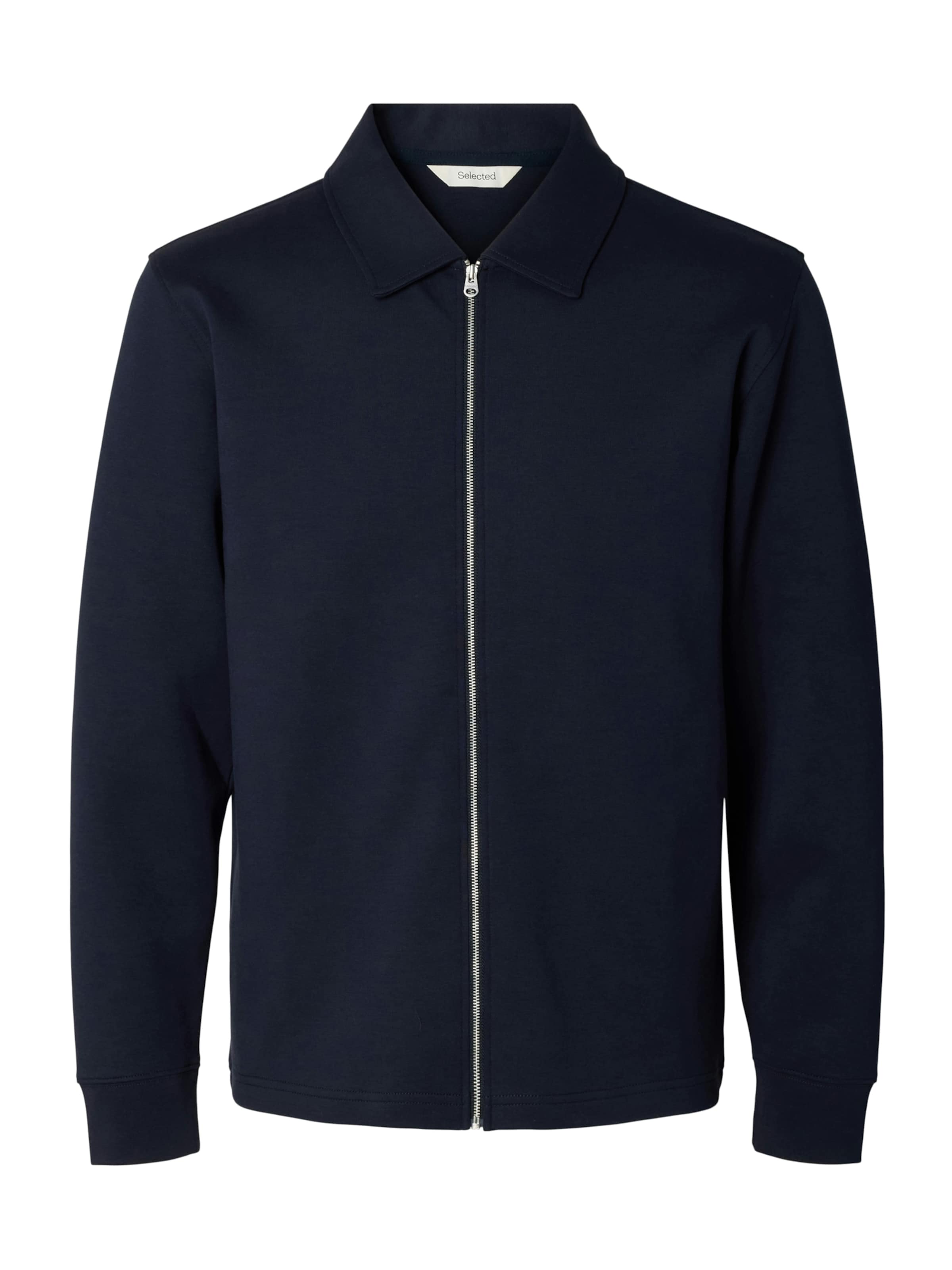 SELECTED Sweatjakke 'SLMTOM' i blå: forside